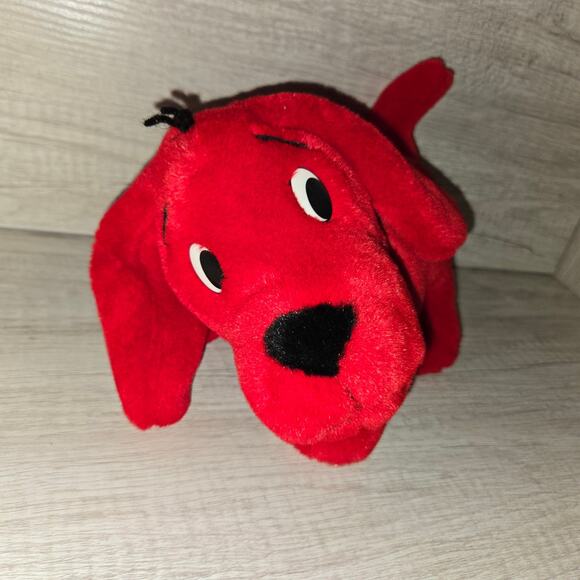 Vintage CLIFFORD THE BIG RED DOG 8"  Scholastic Side Kicks Plush 1997 - Picture 2 of 11